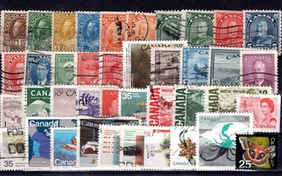 Pakiet Kanada 40 znaczków kasowane [100]