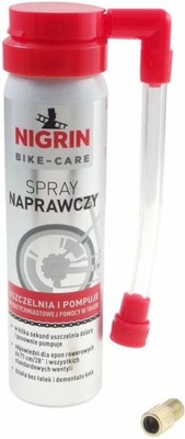 Spray naprawczy pompujący do dętek i opon 75 ml, NIGRIN, IP-60614