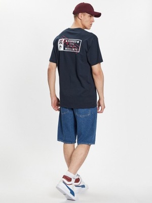 DC T-Shirt ADYZT05259 Granatowy Regular Fit