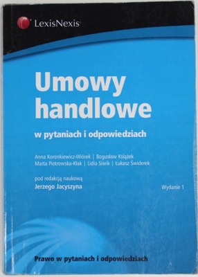 UMOWY HANDLOWE W PYTANIACH I ODPOWIEDZIACH