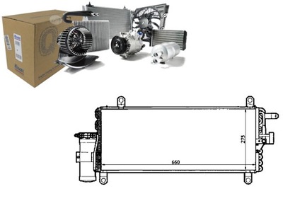 CONDENSADOR DE ACONDICIONADOR FIAT NISSENS  