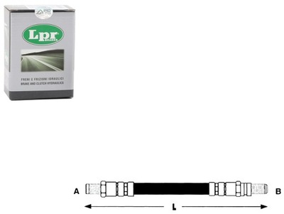 Lpr шланг тормозной t ford ka 1.3 96- фото №1