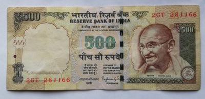 Indie 500 rupii