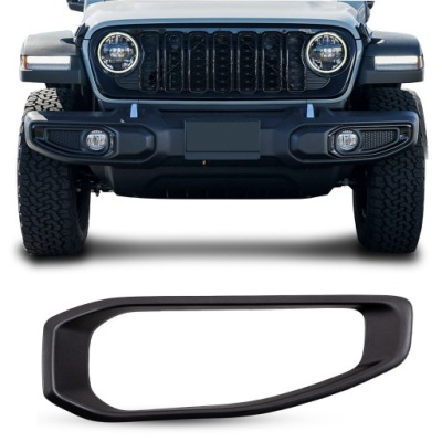 Jeep wrangler jl 2018+ ободок lewego противотуманной фары do бампера rubicon фото №1