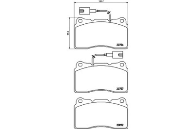 MINTEX PADS BRAKE ALFA ROMEO GIULIETTA 2.0 J  