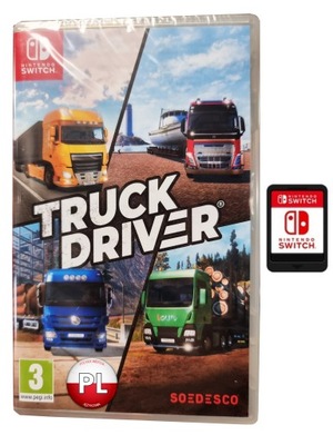 SYMULATOR CIĘŻARÓWKI TRUCK DRIVER PL PO POLSKU SWITCH KARTRIDŻ NOWA W FOLII