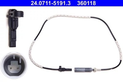 ATE 24.0711-5191.3 SENSOR ABS PARTE TRASERA BMW 3 E91 04-  