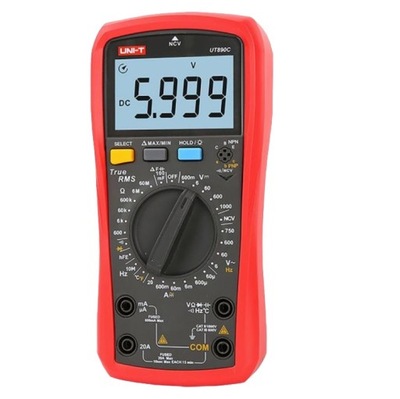 MIERNIK MULTIMETR UNI-T UT890C TrueRMS 20A NCV hFe