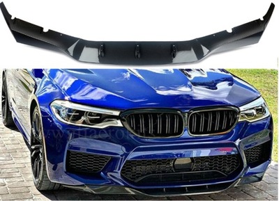 Накладка сплиттер спойлер bmw m5 f90 карбон фото №1