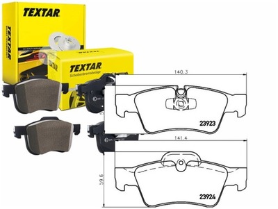 Гальмівні колодки гальмівні mercedes задня x164 06- textar фото №1