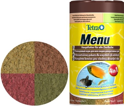 TETRA Menu 250ml Pokarm 4w1 Ryba Wszystkożerna