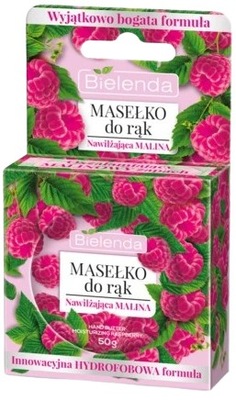 BIELENDA MASEŁKO DO RĄK NAWILŻAJĄCA MALINA 50ML