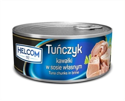 Tuńczyk kawałki w sosie własnym Helcom 170g