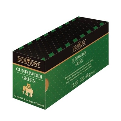 Zielona herbata Richmont Gunpowder Green 12x4g