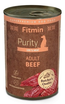 FITMIN Dog Purity Tin Beef 400g (puszka)