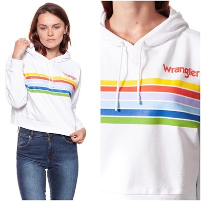 Damska bluza nierozpinana Wrangler CROPPED HOODY M