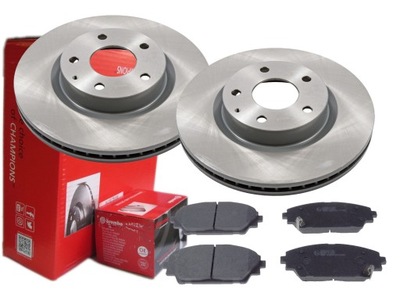 Гальмівні диски гальмівні колодки brembo перед mazda 3 bm 295mm фото №1