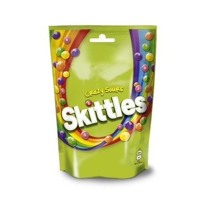 Skittles Crazy Sours Draże Owocowe 174 g