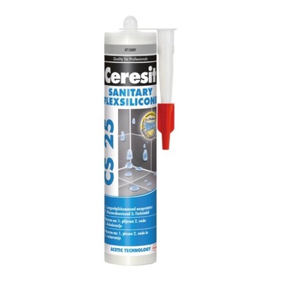 CERESIT SILIKON SANITARNY CS25 SZARY 280 ML