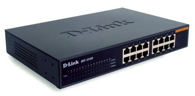 D-Link DES-1016D/E łącza sieciowe Nie zarządzany