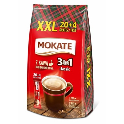 Import z NIEMIEC Mokate Kaffee Classic 3 w 1 408 g.