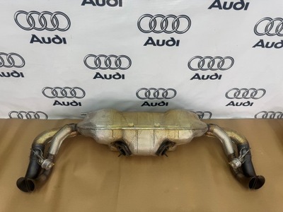 Audi r8 4s0251809b гаситель выхлоп конечный 5.2 fsi v10 оригинальный номер audi фото №1
