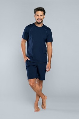 Piżama męska Italian Fashion Niko krótki rękaw krótkie spodnie r. XL