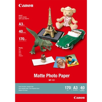Papier fotograficzny MATOWY Canon MP-101 A3 40 ark