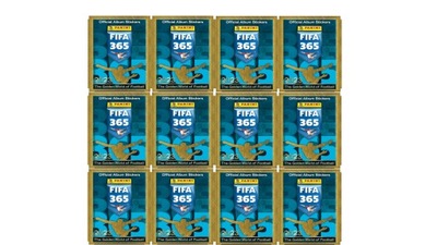 Panini FIFA 365 2023 zestaw 12 Saszetek z Naklejkami piłkarskimi