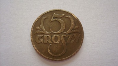 Moneta 5 groszy 1934 stan 3