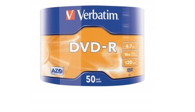 Płyta DVD Verbatim płyty DVD-R 4,7 GB 50 szt.