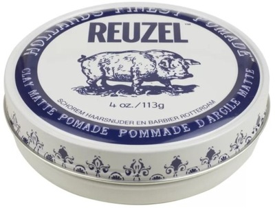 REUZEL CLAY MATTE POMADE GLINKA Mocno Utrwalająca Włosy 113g