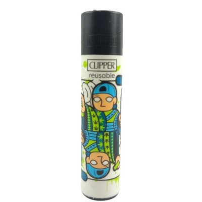 Zapalniczka Clipper Tattoo Poker Weed 1/4