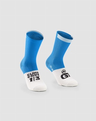 Skarpety Assos Gt Socks C2 Cyber Blue 0 (35-38 EU)