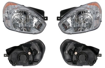 Фара лампа hyundai accent 06-10 l+p tyc фото №1