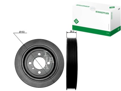 Шків колінчастого вала hyundai elantra sedan 2.0 crdi x фото №1