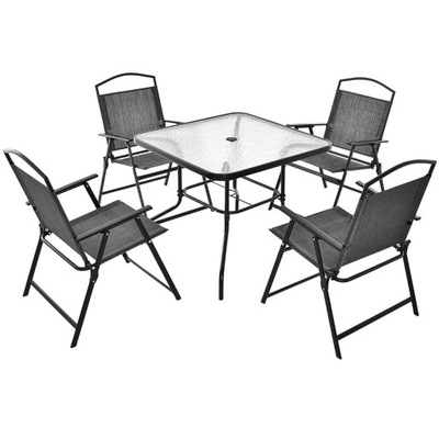 Zestaw mebli ogrodowych Stół + 4 krzesła