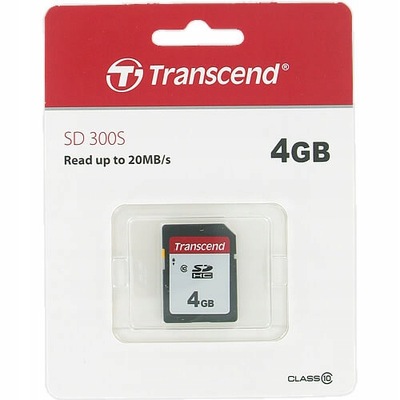 Karta SD 4 GB TRANSCEND 300S