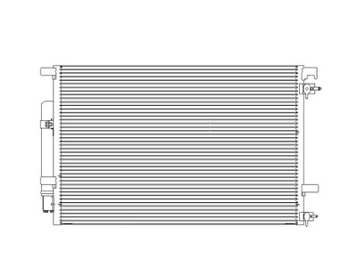 RADIATOR AIR CONDITIONER FORD MUSTANG FR3Z19712B  