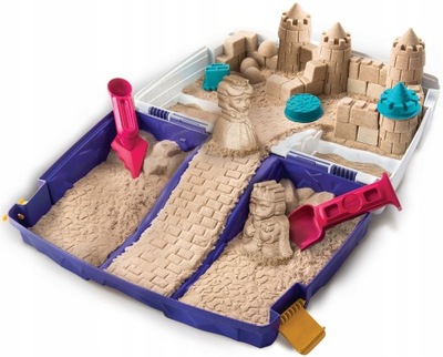 KINETIC SAND PIASEK KINETYCZNY WALIZKA PIASKOWNICA