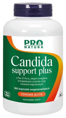 NOW FOODS CANDIDA SUPPORT PLUS 180 DROŻDŻE JELITA