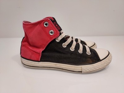 CONVERSE wysokie dwukolorowe trampki r35