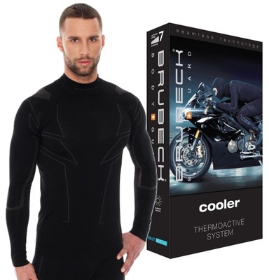 BRUBECK COOLER MESKA CHLODZACA KOSZULKA MOTORCYCLE BLUZA TERMOAKTYWNA -L  