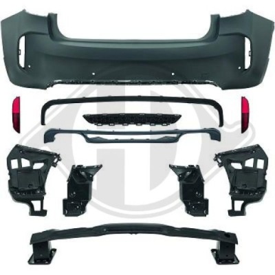 Бампер bmw x6 f16 14- фото №1