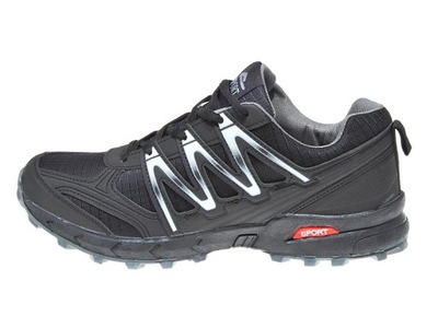 BUTY MĘSKIE SPORTOWE A841-6 Blk/grey r.45