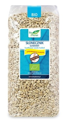 Bio Planet Słonecznik Łuskany Bezglutenowy BIO Ekologiczny Bez Glutenu 1kg