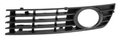 Решётка радиатора боковая бампера audi a4 b6 00-04 с противотуманная фара фото №1