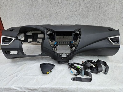 Приборная панель консоль приборная панель + подушка безопасности + ремни пассажира hyundai veloster фото №1