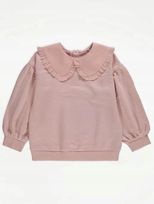 Bluza bluzka z KOŁNIERZYKIEM 86-92 cm 18-24 m-ce