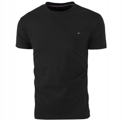 T-shirt męski Tommy Hilfiger rozmiar M czarna LOGO
